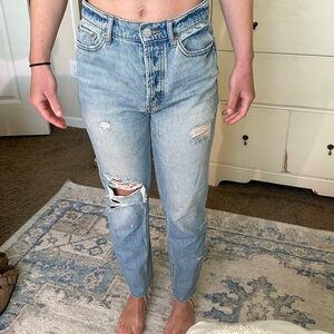 BDG light wash jeans moderately used